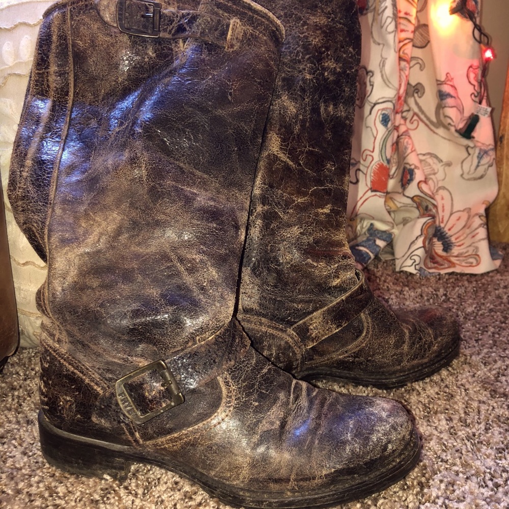Frye Distressed Veronica Boot